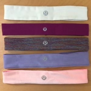 5 Lululemon headbands- very lightly used (1)